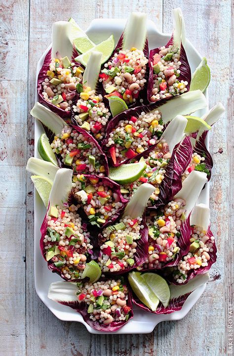 Salad Presentation, Couscous Salad Recipes, Plating Ideas, Cowboy Caviar, Cous Cous, Couscous Salad, Slow Food, Couscous, I Love Food