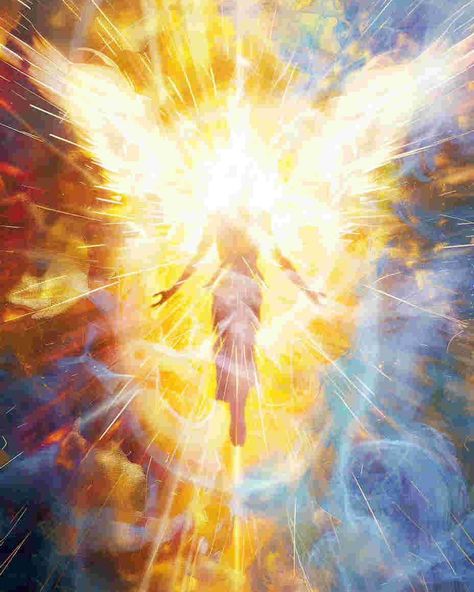 Ascension⚛️｜original spiritual artwork 🧚🏻original AI art combine with spirituality 👉commercial use unavailable #ascension #healingart #spiritualart #spiritualawakenings #spiritualhealing #arthealing #aiartist Ascension Art, Phoenix Artwork, Awakening Art, Spiritual Ascension, World On Fire, Fairy Artwork, Spiritual Artwork, Spirited Art, Spiritual Art