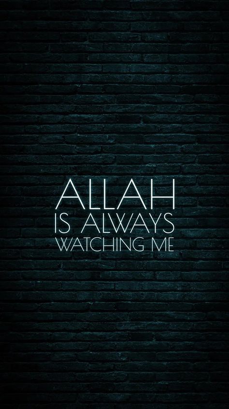 Allah Is Watching Me, Aesthetic Islamic Pictures, Black Islamic Wallpaper, La Illa Ha Illallah Wallpaper, Samsung Wallpaper Hd, Wallpaper Islami, Islamic Wallpapers, Learn Computer Coding, Islamic Wallpaper Iphone