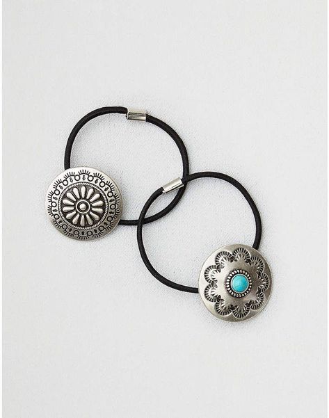 Western Hair Ties with silver and turquoise. Make your ponytail perfect! #ad Country Girl Style Outfits, Turquoise Jewelry Outfit, Western Hair, Native American Turquoise Jewelry, Accessories Inspiration, Silver Turquoise Jewelry, Country Girls Outfits, Estilo Country, Turquoise Jewelry Native American