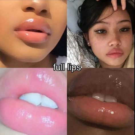 Full lips Types Of Lips Shape, Model Beauty Secrets, Lip Types, Weirdcore Aesthetic, Face Features, Diy Lip Gloss, Brown Skin Makeup, Victoria Secret Makeup, Diy Lips