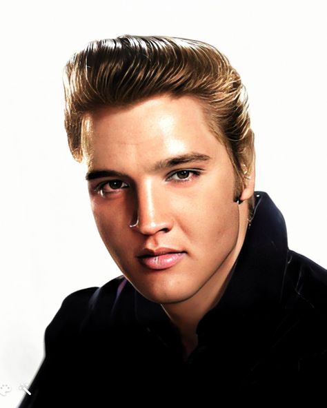 January 8 1935 - Today on his Birthday we celebrate Elvis Presley (1935–1977) - Elvis Presley 1977 Elvis, Elvis Presley 1977, Elvis Today, Talent Contest, Young Elvis, Pompadour Hairstyle, The Ed Sullivan Show, Gospel Choir, Jailhouse Rock