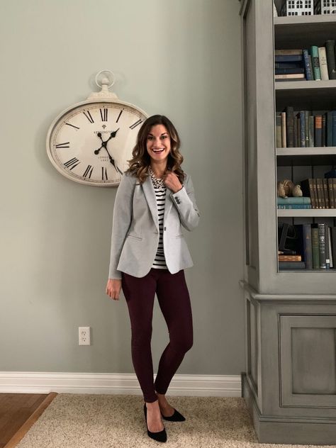 One Grey Blazer, Ten Ways – Just Posted Nurse Manager Outfit, Grey Blazer Outfit Work, Gray Blazer Outfit Women, Grey Blazer Women, Grey Blazer Outfit, Light Grey Blazer, Outfit For Work, Blazer Outfits Casual, Blazer For Women