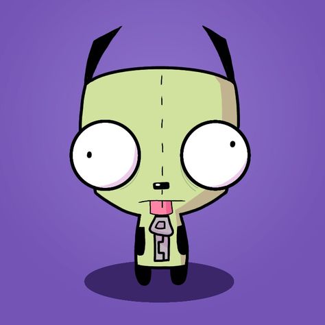 Staring Into Your Soul, Gir From Invader Zim, Zim Gir, My Pet Dog, Invader Zim Characters, Emo Love, Scene Kids, Invader Zim, Emo Scene