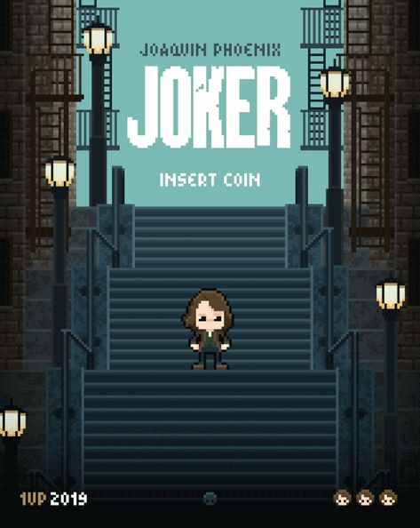 Retro Games Pixel, Pixels Movie, Joker Animated, 8 Bit Art, Pixel Art Background, Weird Gif, Pixel Art Games, Pixel Games, Pixel Art Design