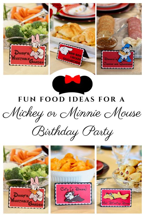 Mickey Mouse Party Fruit Tray, Minnie Mouse Food Labels, Minnie Mouse Pizza Party, Minnie Food Ideas, Oh Toodles Birthday Food, Minnie Mouse Party Desserts, Minnie Mouse Themed Birthday Party Food, Twodoodles Birthday Party Food, Oh Twodles Birthday Party Food