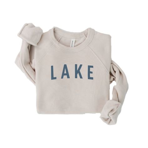 Can we just spend every day at the Lake? You will love this super soft Bella Canvas sweatshirt for cool nights on the boat, cool mornings after a refreshing swim, or girl, just to look adorable sipping your cocktail on the boat! This LAKE design is professionally applied direct to film. Lake Bachelorette Party, Lake Graphic, Lake Bachelorette, Lake Weekend, Lake Vibes, Coffee Sleeve, At The Lake, Lake Life, Tunic Sweater