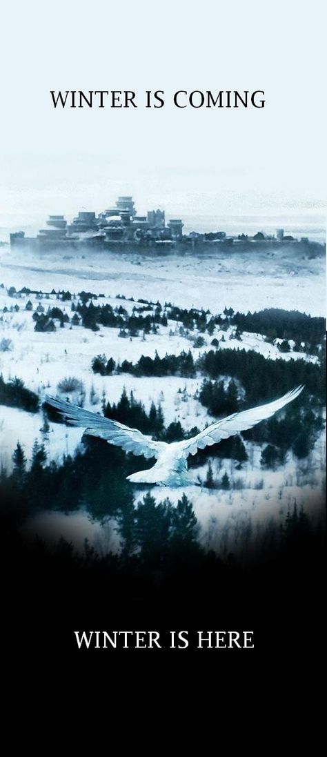 winter is coming.... winter is here Game Of Thrones Filming Locations, Game Of Thrones Locations, Game Of Thrones Winter, Game Of Thrones Poster, Valar Dohaeris, White Raven, Seven Kingdoms, King In The North, Gra O Tron