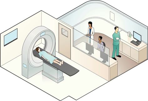 Scifi Medbay, Examination Room, Exams Memes, Office Graphics, Hospital Building, Medical Furniture, Building Design Plan, Room Illustration, Hotel Floor Plan