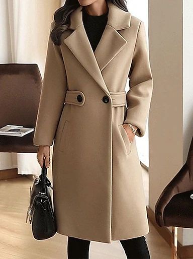 Stylish Winter Coats, Mode Mantel, Wool Winter Coat, Cashmere Outfits, Winter Fashion Coats, Long Winter Coats, Long Coat Women, Winter Chic, Outer Wear