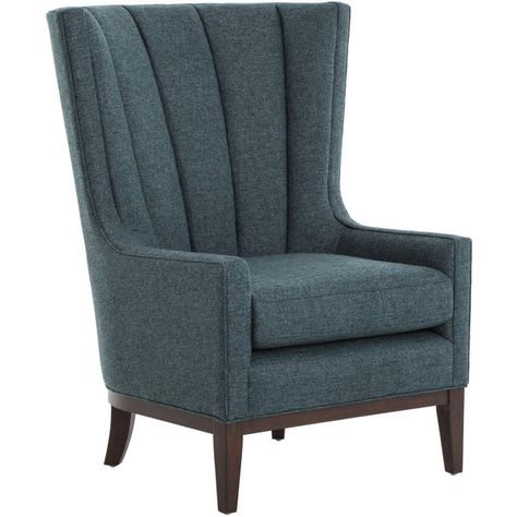 Alistair Melbourne Chess Peacock Wing Chair ($828) ❤ liked on Polyvore featuring home, furniture, chairs, accent chairs, wing back chair, wing-back chair, peacock chair, wing chair and winged armchair Sofa Santai, Winged Armchair, Modern Upholstery, Modern Armchair, Modern Lounge Chairs, Modern Lounge, Wing Chair, Four Hands, Wingback Chair