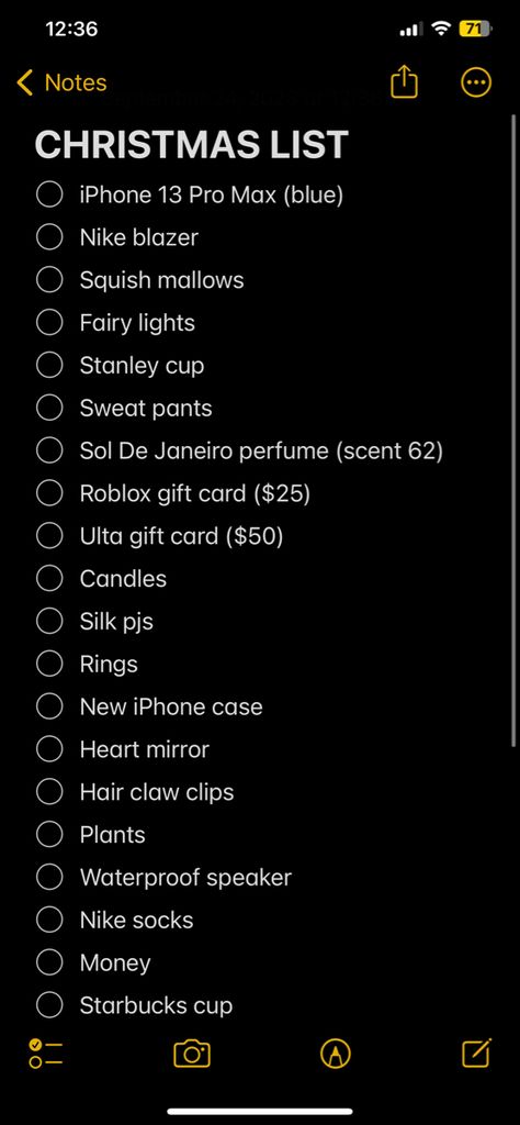 Teen Christmas List 2024, Christmas Gifts List Ideas, Ideas For A Christmas List, Christmas Wish Lists For Teens, Thing To Get For Christmas List, Aesthetic Things To Get For Christmas, Christmas List Ideas 12-13, What To Get For Christmas 11-12, Christmas List Ideas For Teens 2024