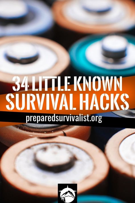 Survival hacks - hack your way to safety with 34 amazing survival hacks. You'll feel like a True McGyver when you start using one of these survival hacks. Survival Hacks, Survival Supplies, Emergency Preparation, Survival Techniques, Urban Survival, Prepper Survival, Homestead Survival, Survival Food, Wilderness Survival