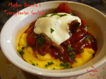 Transylvanian Goulash, Straight Path, Halloween Party Treats, Because I Can, Goulash, Healthy Meals For Kids, Party Treats, Dracula, Eggs Benedict