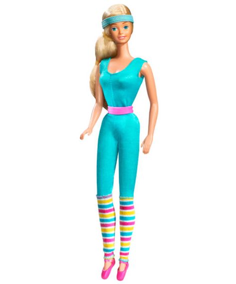 1984: aerobics barbie. "screw ken. i do it for me." 1980s Barbie Dolls, Workout Barbie, 1980s Barbie, Barbie 80s, Im A Barbie Girl, Barbie Toys, Barbie I, Barbie Friends, Childhood Toys