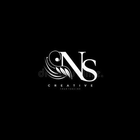 Ns Name Logo, Neha Name Tattoo Design, Ns Tattoo Designs, Ns Logo Design, Sn Logo, N Letter Design, Ns Logo, Wedding Album Cover Design, Knot Tattoo