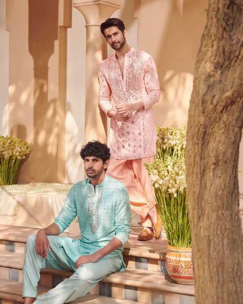 Men Ethnic Wear, Diwali Look, Abhinav Mishra, Mens Traditional Wear, Indian Wedding Clothes For Men, Mens Indian Wear, Wedding Kurta For Men, Groom Dress Men, Wedding Dresses Men Indian