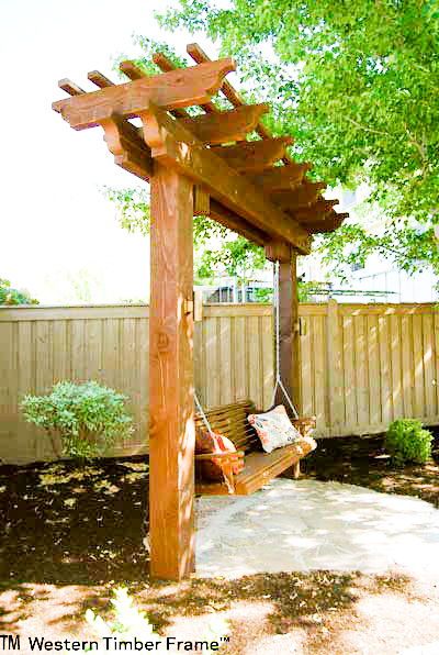 Backyard Swings, Under A Tree, Backyard Pergola, Shop Layout, Have Inspiration, Backyard Makeover, Outdoor Pergola, Dream Backyard, Backyard Projects