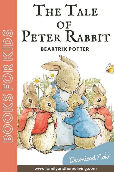 The Tale Of Peter Rabbit is possibly one of the cutest short bedtime stories for kids and toddlers ever! The story is about a rather naughty and mischievous little rabbit named Peter who manages to get himself into all sorts of trouble in the garden of Mr. McGregor. The Tale of Peter Rabbit Book | Beatrix Potter | Beatrix Potter Books | Free Books For Kids | Free Books To Read | Free Books Download for Kids Books To Improve English, Peter Rabbit Story, Peter Rabbit Books, Tale Of Peter Rabbit, Beatrix Potter Books, Story Kids, Benjamin Bunny, Easy Books, Building Activities