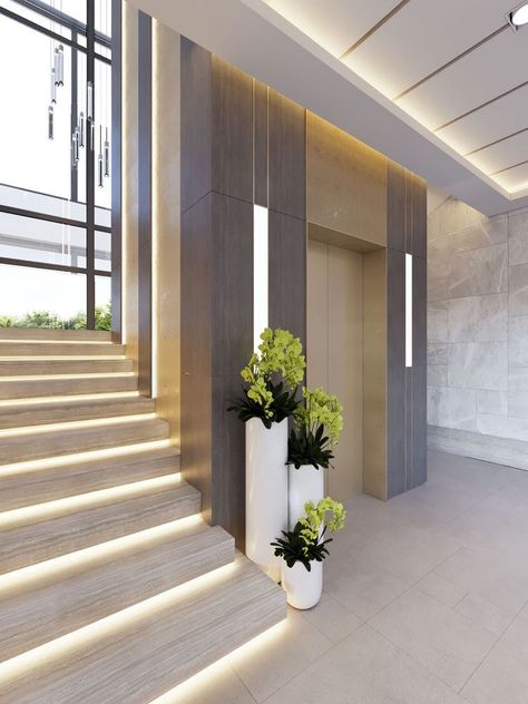 Lift Lobby Design, Elevator Lobby Design, Entrance Office, Lift Lobby, Lobby Ideas, Elevator Interior, Elevator Lobby, Lobby Interior Design, Elevator Design