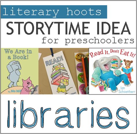 Story Hour Ideas Library, Library Storytime Ideas Librarians, Library Story Time Ideas, Pre K Library Lessons, Library Activities For Kindergarten, Storytime Themes Preschool, Preschool Library Ideas, Prek Library Lessons, Library Storytime Ideas