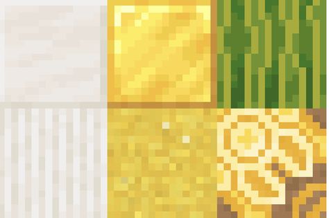 Minecraft Palettes, Minecraft Palette, Minecraft Block Palette, Minecraft Pallets, Yellow Minecraft, Block Pallets, Yellow Palette, Minecraft Blocks, Minecraft Banner Designs