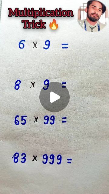 Unstoapablestudy0111 on Instagram: "Multiplication Trick 🔥" Multiplication Table Tricks, Math Tricks For Kids, Mental Math Tricks, Multiplication Tricks, Maths Tricks, Toddler Math, Teaching Math Strategies, Learning Multiplication, Multiplication Activities