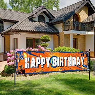 Nerf Party Decorations, Battle Party, Happy Birthday Yard Signs, Nerf Birthday Party, Birthday Decorations For Men, Nerf Party, Birthday Yard Signs, Baseball Birthday Party, Birthday Party Banner