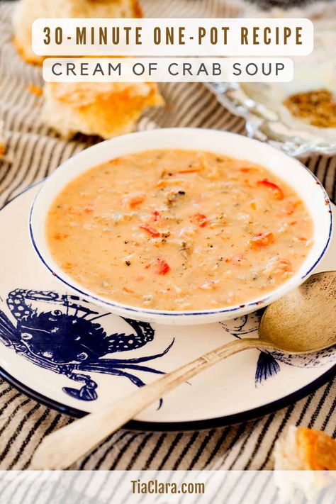 Crab Chowder Soup, Easy Seafood Soup, Pepper Crab Soup, Coconut Crab Soup, Low Carb Crab Soup, Keto Crab Soup, Keto Crab Soup Recipes, Cream Crab Soup Recipe, Crab Bisque Recipe Best