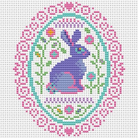 Spring Motifs, Dragonfly Cross Stitch, Spring Cross Stitch, Easter Embroidery Patterns, Holiday Cross Stitch Patterns, Free Cross Stitch Charts, Cross Stitch Geometric, Cross Stitch House, Spring Colours