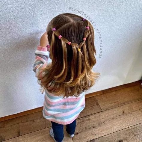 Easy Toddler Hairstyles, Girls Hairdos, Girly Hairstyles, Cool Hairstyles For Girls, Girl Hair Dos, Girls Hairstyles Easy, Easy Hairdos, Instagram Hairstyles, Toddler Hairstyles Girl