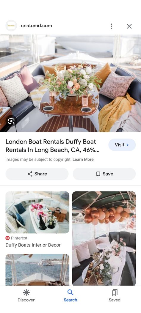 Duffy Boat, Boat Decor, Boat Interior, Boat Rental, Interior Decorating