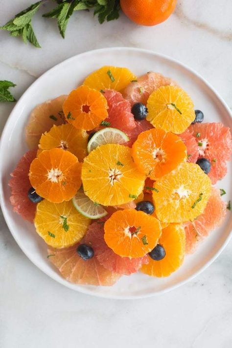 Citrus Fruit Salad Citrus Fruit Salad, Fruit Presentation, Winter Fruits, Summertime Salads, Creamy Mustard Sauce, Tastes Better From Scratch, Winter Fruit, Dessert Aux Fruits, Fruit Salad Recipes