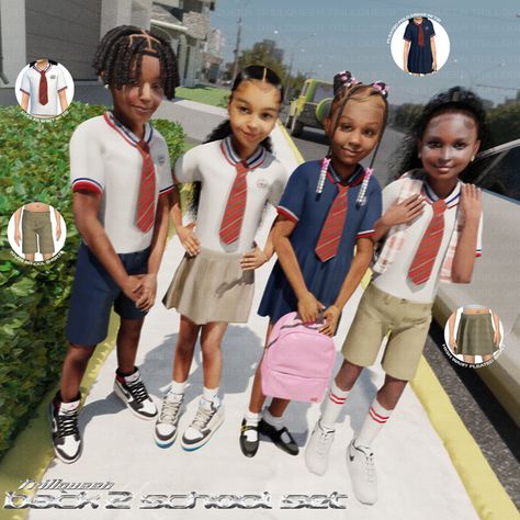 back 2 school set | Patreon Sims 4 Cc Kids Clothing Girls Black, Sims 4 Career Outfits Cc, Sims 4 Toldders Cc, Sims 4 Pre Teen Mods, Sims 4 Mod Patreon, Sims 4 Baby Boy Cc, Sims 4 Cc Shoes Kids, Sims 4 Mods 2024, Sims 4 Cc Patreon Toddler