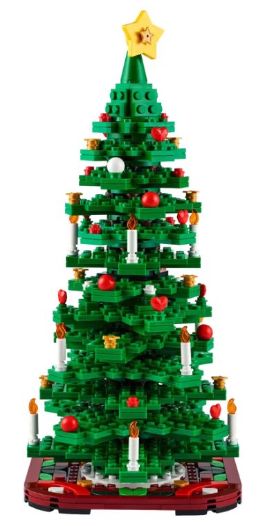 Modern Jul, Lego Christmas Tree, Christmas Tree Holder, Mini Christmas Tree Decorations, Building Toys For Kids, Construction Lego, Lego Christmas, Modern Holiday Decor, Festive Centerpieces