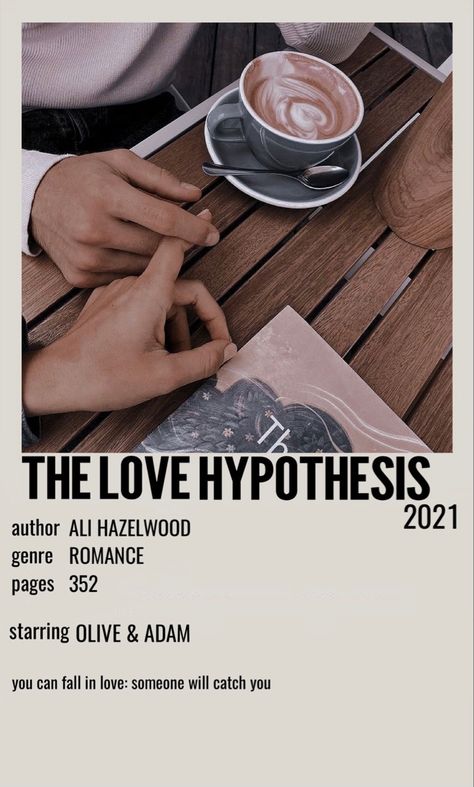 the love hypothesis minimalistic polaroid poster-aesthetic edit give credit if repost Love On The Brain Polaroid Poster, The Love Hypothesis Polaroid Poster, Books As Movie Posters, Minimalist Book Posters Polaroid, The Love Hypothesis Poster, Book Posters Polaroid, Polaroid Book Poster, Book Polaroid Poster, The Love Hypothesis Aesthetic