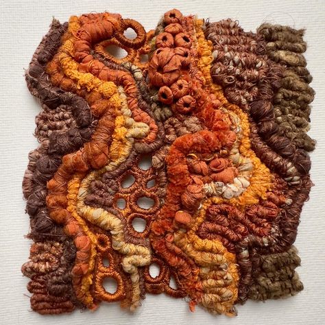 Julia Wright (@julia_._wright) • Instagram photos and videos Julia Wright Textiles, Leaf Textiles, Textile Aesthetic, Rainforest Environment, Recycled Crochet, Texture Composition, Textiles Gcse, Couching Stitch, A Level Textiles