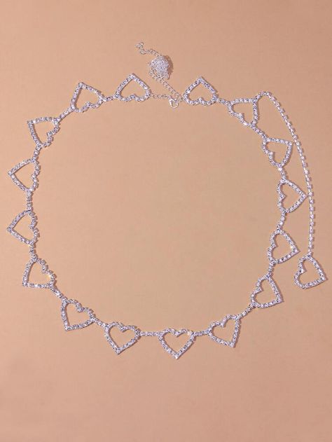 Free Returns ✓ Free Shipping On Orders $49+ ✓. Crystal Heart Decor Waist Chain- Body Jewelry at SHEIN. Heart Waist Chain, Japan Boy, Gucci Belt Sizes, Boy With Luv, Accessories Crystal, Mama Awards, Tan Belt, Womens Leather Belt, Southwestern Boho