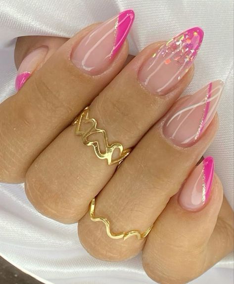 Nails Yellow, Pointed Nails, Nail Art Designs Videos, Prom Nails, Fancy Nails, Chic Nails, Cute Acrylic Nails, Green Nails, Love Nails