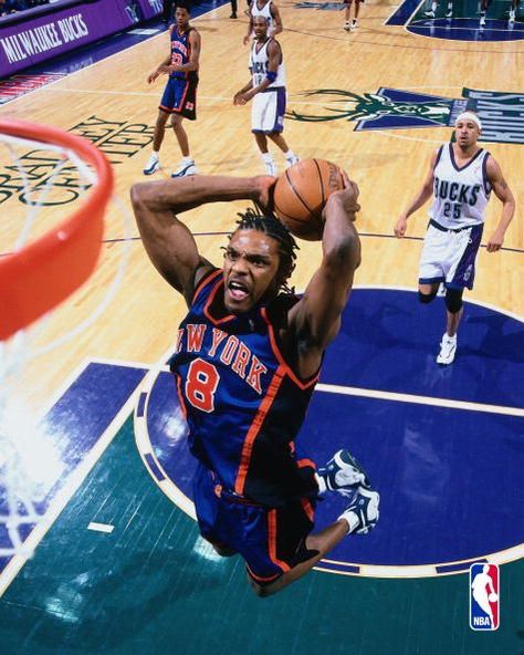 Latrell Sprewell!!! Un show este muchacho Nba Dunks, Latrell Sprewell, Nba Artwork, New York Basketball, Basketball Highlights, Ny Knicks, Air King, Basketball Photos, Basketball Drills