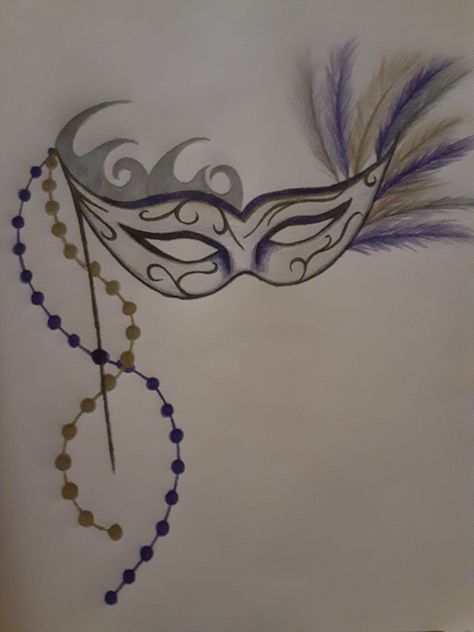 Mardi Gras Mask Tattoo, Mardi Gras Tattoo, Masquerade Mask Tattoo, Mask Drawing, Mask Tattoo, Mardi Gras Beads, Mardi Gras Mask, Masquerade Mask, Color Tattoo