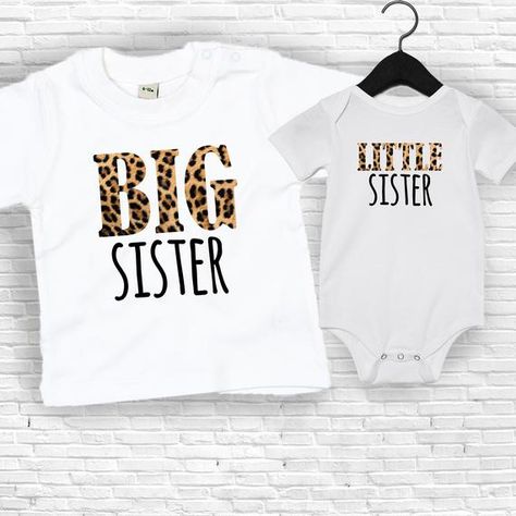 Any questions please ask. Big Sister/ Little sister baby/ toddler Shirt, bodysuit, leopard print kids shirt, Promoted to big sister, grandparents baby announcement Cricut Clothes, Big Sister Announcement, Big Sister T Shirt, Shirts Vinyl, Promoted To Big Sister, Big Sister Little Sister, Sibling Shirts, Shirt Bodysuit, Sister Tshirts