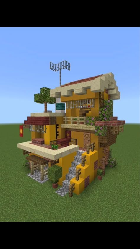 Minecraft Steampunk, Minecraft Structures, Bangunan Minecraft, Minecraft House Plans, Minecraft Modern, Minecraft Cottage, Mc Builds, Minecraft Castle, Minecraft Room