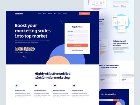 Lead Generation Landing Page by Md. Shahadat Hussain for DroitLab on Dribbble Marketing Agency Website, Marketing Website Design, Agency Website Design, Lead Generation Marketing, Website Landing Page, Web Forms, Ui Design Website, Agency Website, Website Services