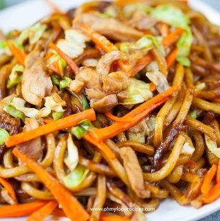 Teriyaki Chicken Udon Noodles, Teriyaki Chicken Cabbage Stir Fry, Wok Meals, Vegan Udon Noodles, Chicken Udon Noodles, Noddle Recipes, Vegan Udon, Chicken Udon, Udon Stir Fry