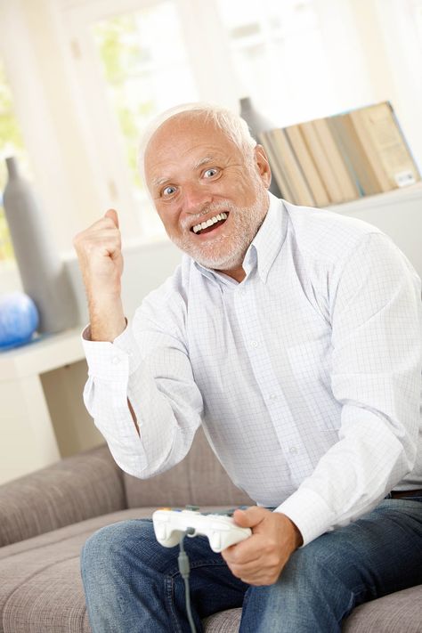 Old Man Meme, Meme Search, Image Meme, Stock Photos Funny, Play Computer Games, Old Person, Man Sitting, Funny Profile, Funny Profile Pictures