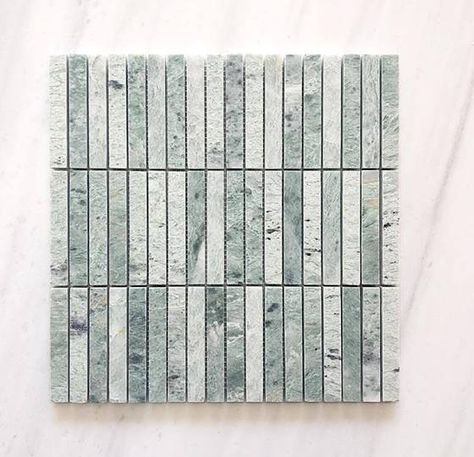 Kit Kat Paradiso Green Finger Mosaic 98x15 | Google Shopping Kit Kat Tiles, Green Mosaic Tile, Green Mosaic Tiles, Modern Bathroom Tile, Green Mosaic, Concept Board, Tile Projects, The Kit, Barn Style House