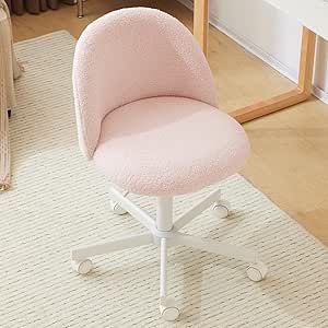 Small Office Chair, Desk Chair Comfy, Cute Desk Chair, Chair Comfy, Girl Desk, Vanity Chair, Cute Desk, Home Office Bedroom, Office Desk Chair