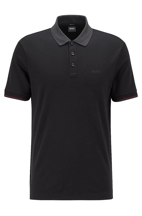 PRICES MAY VARY. 100% Cotton Hugo Boss Mens Classic Fit Item code 50443820 Interlock Soft Touch Cotton Mercerised Hugo Boss T Shirt, Boss Polo Shirt, Hugo Boss Polo, Hugo Boss Men, Boss Hugo Boss, Hugo Boss Man, Contrast Collar, Polo Shirts, Best Brand