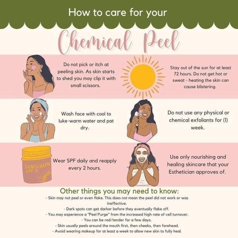 A chemical peel uses a chemical, hence the name, to bring about great changes in your skin, but because it is a chemical being used, it's absolutely necessary to follow the aftercare instructions for optimal results. 509-961-6555 #skincareroutine #exfoliation #skincarestudio #antiaging #barebliss #healthyskin #beauty #yakima #loveyourskin #radiantskin #skincare #exfoliate #glowingskin #vibrantskin #skinbrightening #skincarespecialist #chemicalpeel #skinrejuvenation #skinrenewal #exfoliating Chemical Peel Aftercare Instructions, Chemical Peel Marketing, Chemical Peel Aftercare, Chemical Peel Aesthetic, Skin Knowledge, Esthetician Studio, Solo Esthetician, Facials Quotes, Estie Bestie